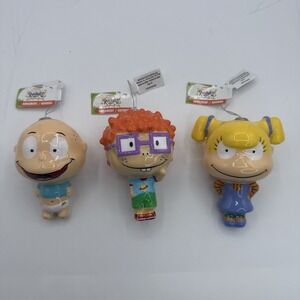 Nickelodeon Rugrats Chuckie & Angelica Baby Christmas Ornament Set Ruz
